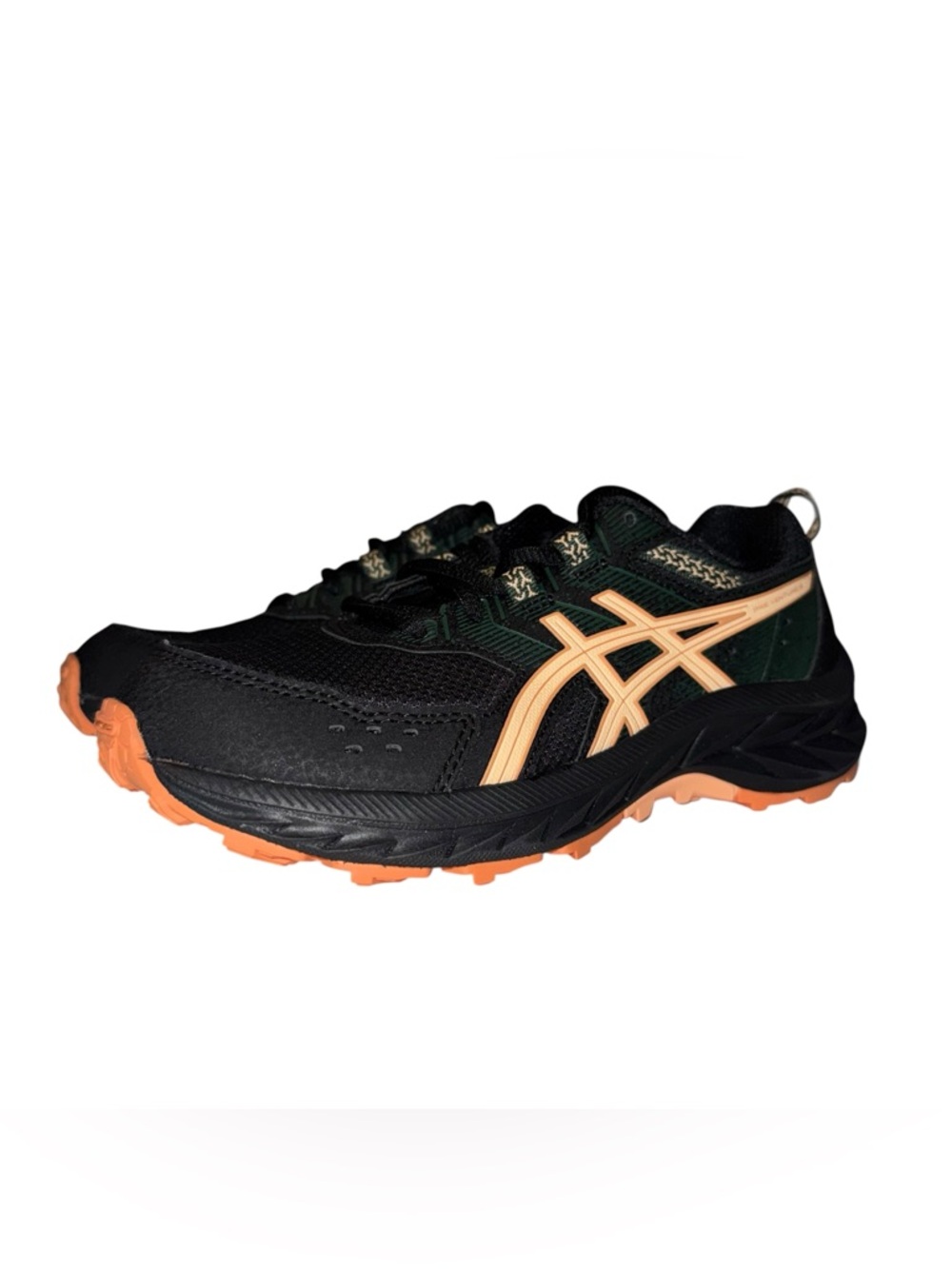 Asics Black & Peach Trail Running Sneakers